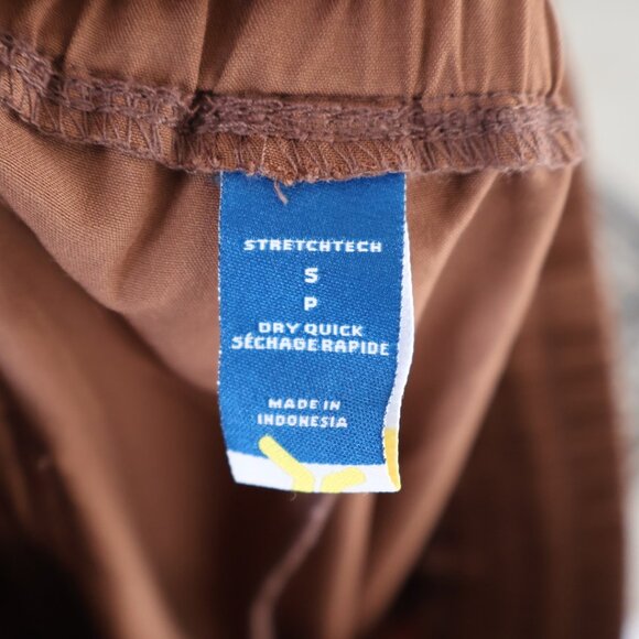 Old Navy Stretch Tech Pants - Brown - Size S - Dry Quick - Picture 3 of 8